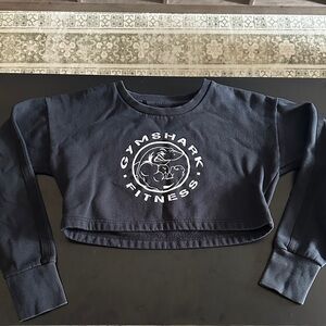 Gymshark Black Fitness Crop Top